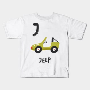 J is Jeep Kids T-Shirt